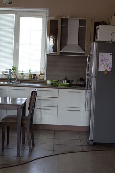 моя кухня цвета капуччино..