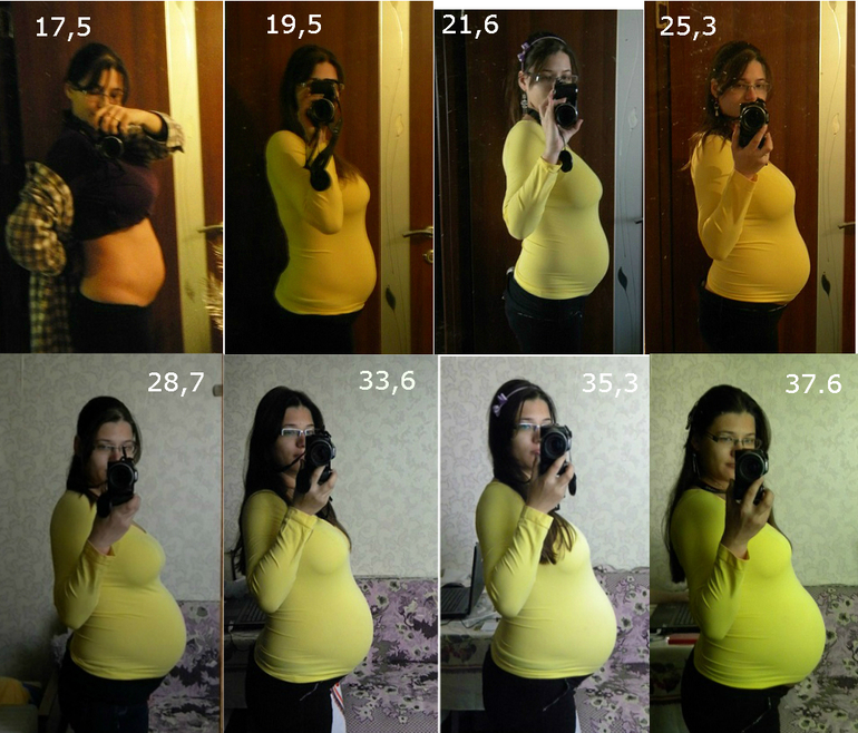 38-я неделя в разгаре. Сидим в танке )))