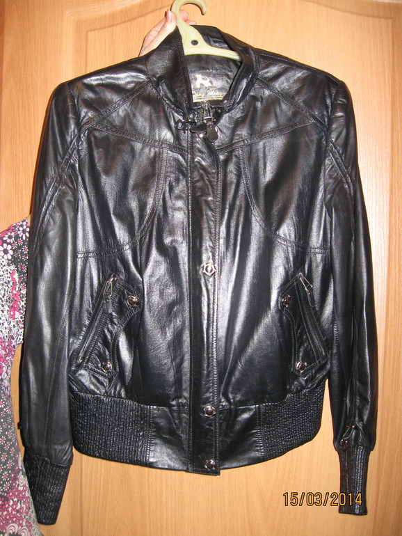 Стильная кожаная куртка!