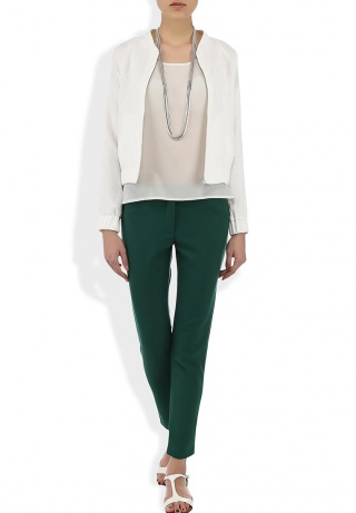 Белый бомбер.