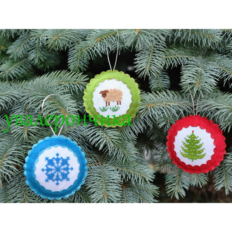 Ёлочные игрушки. Часть 1