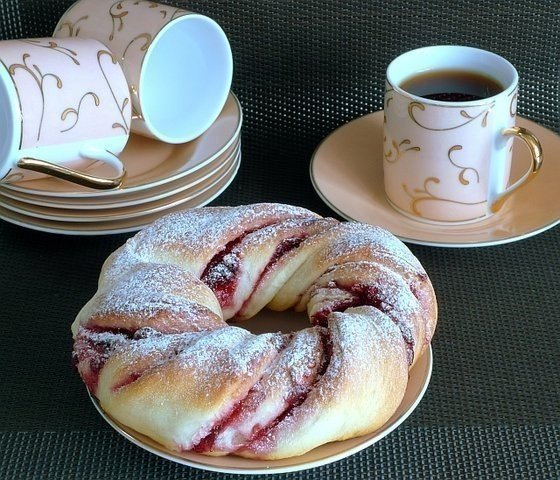 Клюквенные колечки