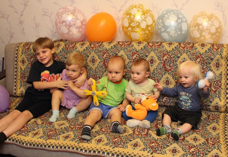 Были на дне рождения)