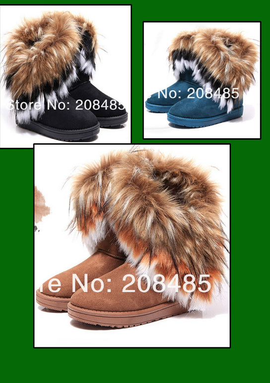 3 260 тг. Снегоступы женские с мехом лисы