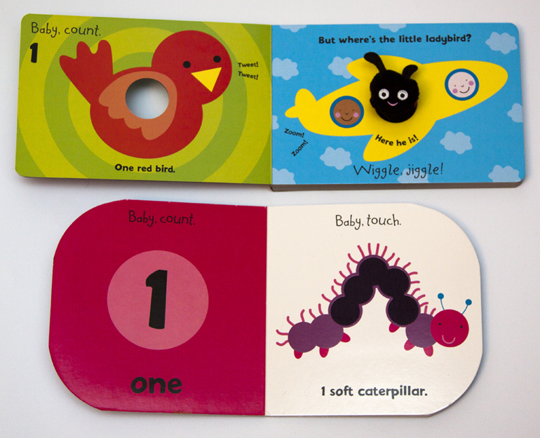 Наши книги до 1 года. С тактильными вставками