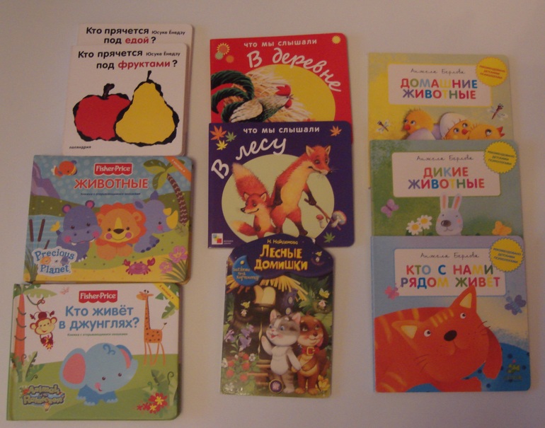 Наши книги до 1 года и после. С  секретными окошками