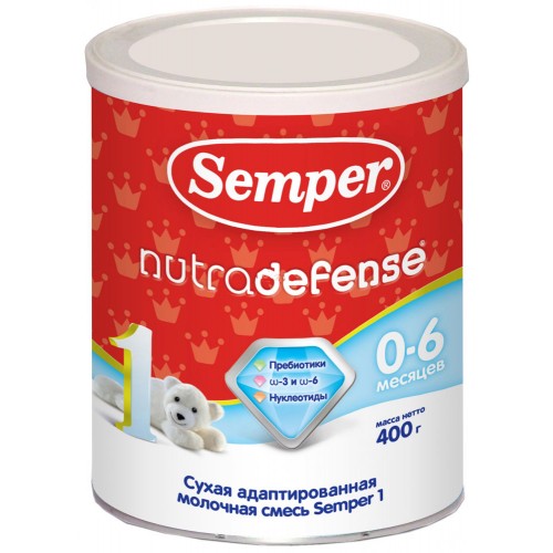 СЕМПЕР НУТРАДЕФЕНС 1 МОЛ.СМЕСЬ 0+  на НАН гипоаллергеный 0+ ЮЗАО