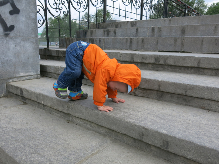 Поездка в Екатеринбург с Кимом 1,4 года.