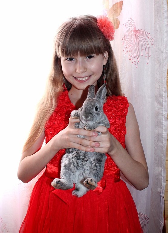 Доча и крольчонок 21.03.14