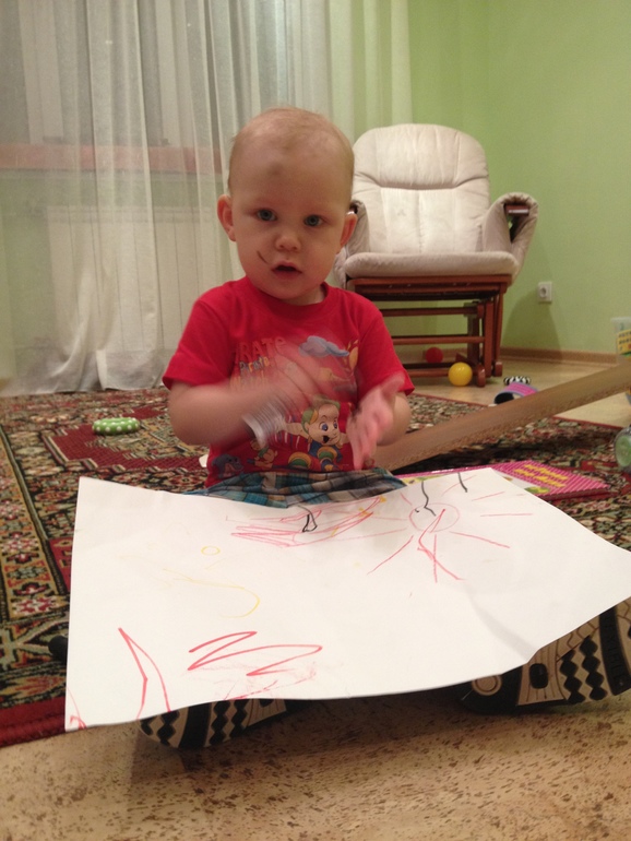 Наше рисование от 1г.4мес. до 2 лет
