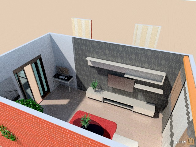 Помогите выбрать акцент на обоях