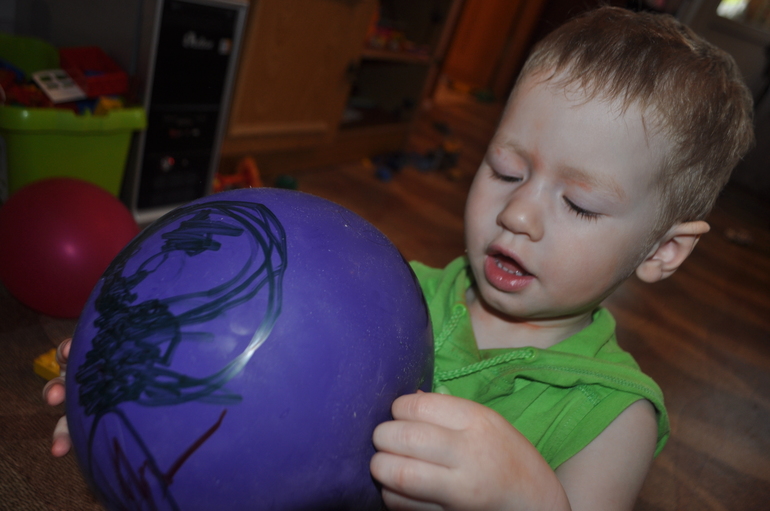 Рисование на шариках