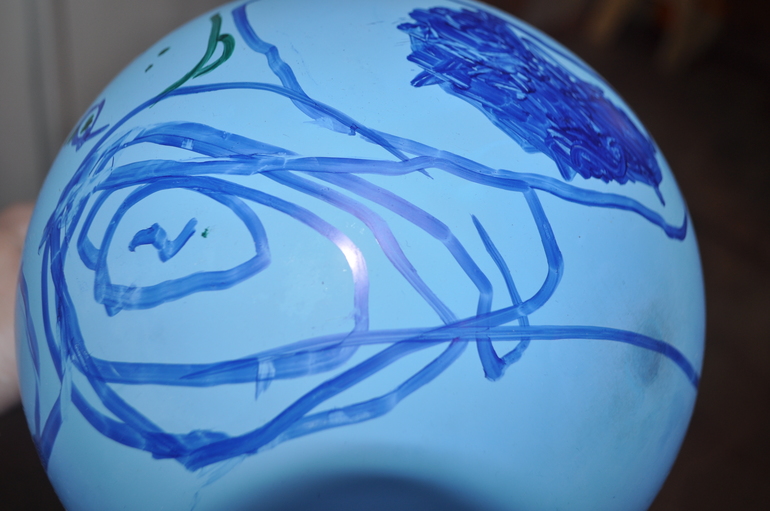 Рисование на шариках