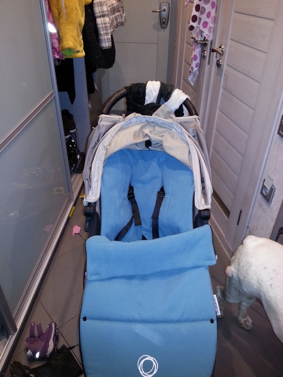 конверт  Bugaboo footmuff идеально встал на коляску baby jogger city mini(4 колесная)