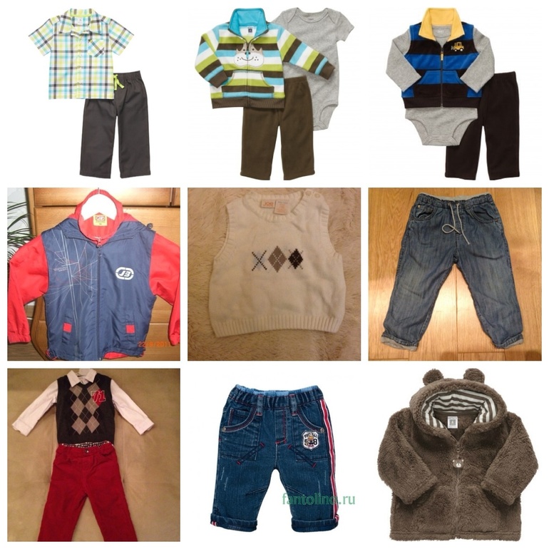 Фирменная одежда на мальчика 12-24 мес Carters, c&a, zara дешево!
