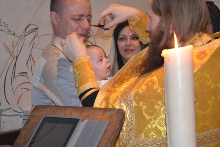 Наконец наши фотки с Крестин