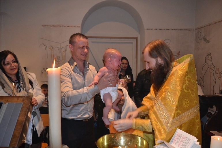 Наконец наши фотки с Крестин