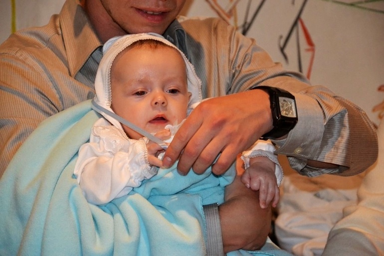 Наконец наши фотки с Крестин