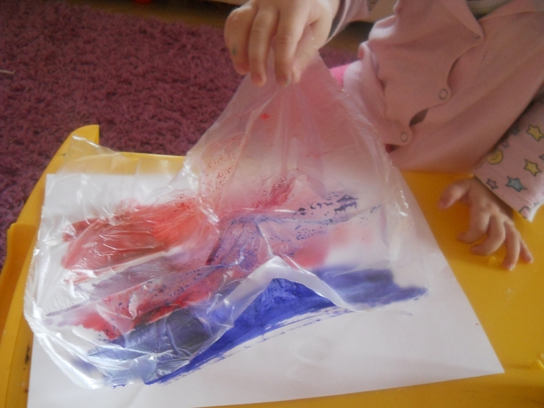 Художка. Акварель и полиэтилен.