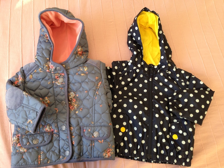 Наша посылочка NEXT, размер 12-18 сравниваю с размером 6-9