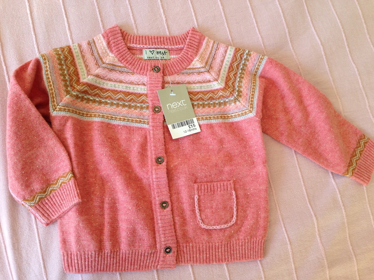 Наша посылочка NEXT, размер 12-18 сравниваю с размером 6-9