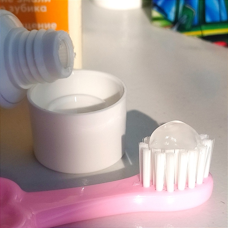 Уход за зубами для самых маленьких.